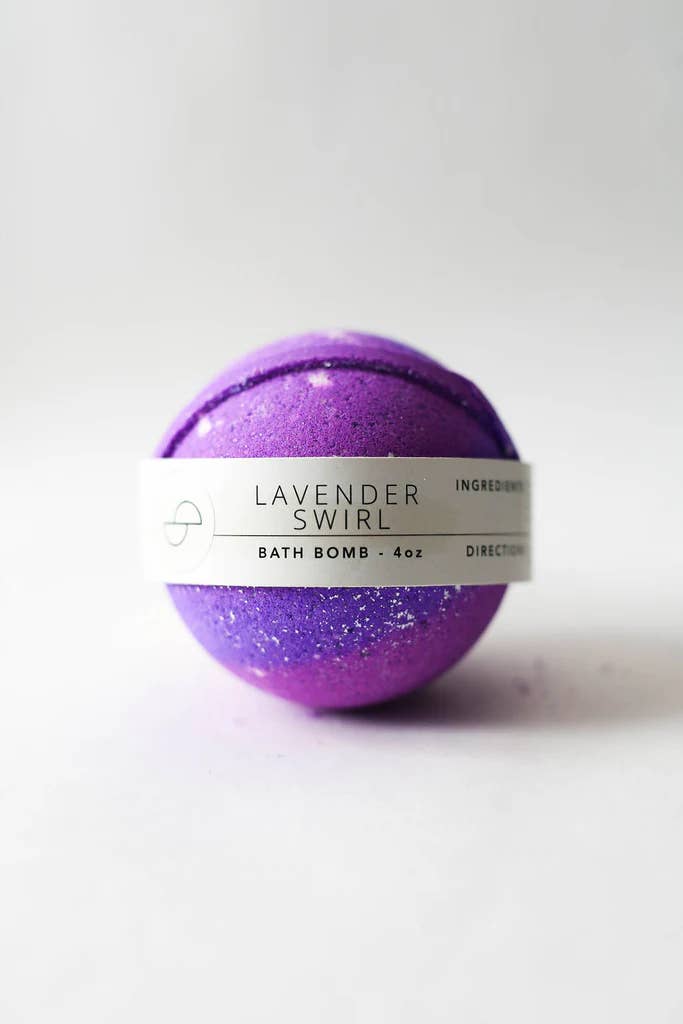 Lend Me Some Sugar Bath Company - Wholesale Bath bomb/fizz - Lavender Swirl Bath Bomb