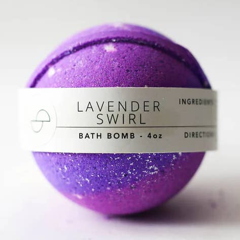 Lend Me Some Sugar Bath Company - Wholesale Bath bomb/fizz - Lavender Swirl Bath Bomb0