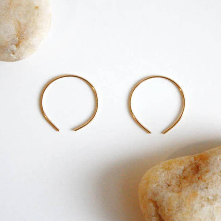 Pendientes de Aro Circular - Ganchos y Lujo para venta al por mayor de Blue Cava