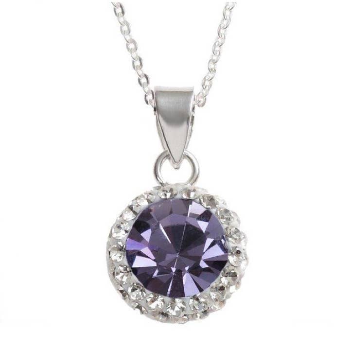 Collier en cristal de tanzanite en argent 925 (USA-DDP) pour la vente par Silver Jewellery Cavern Wholesale