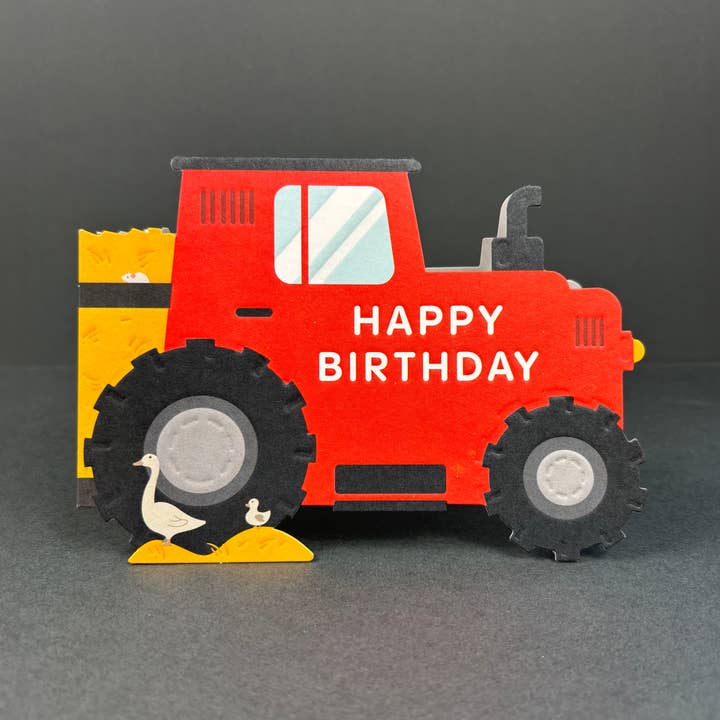 Tractor (birthday) Card for wholesale by Heyyy Ltd