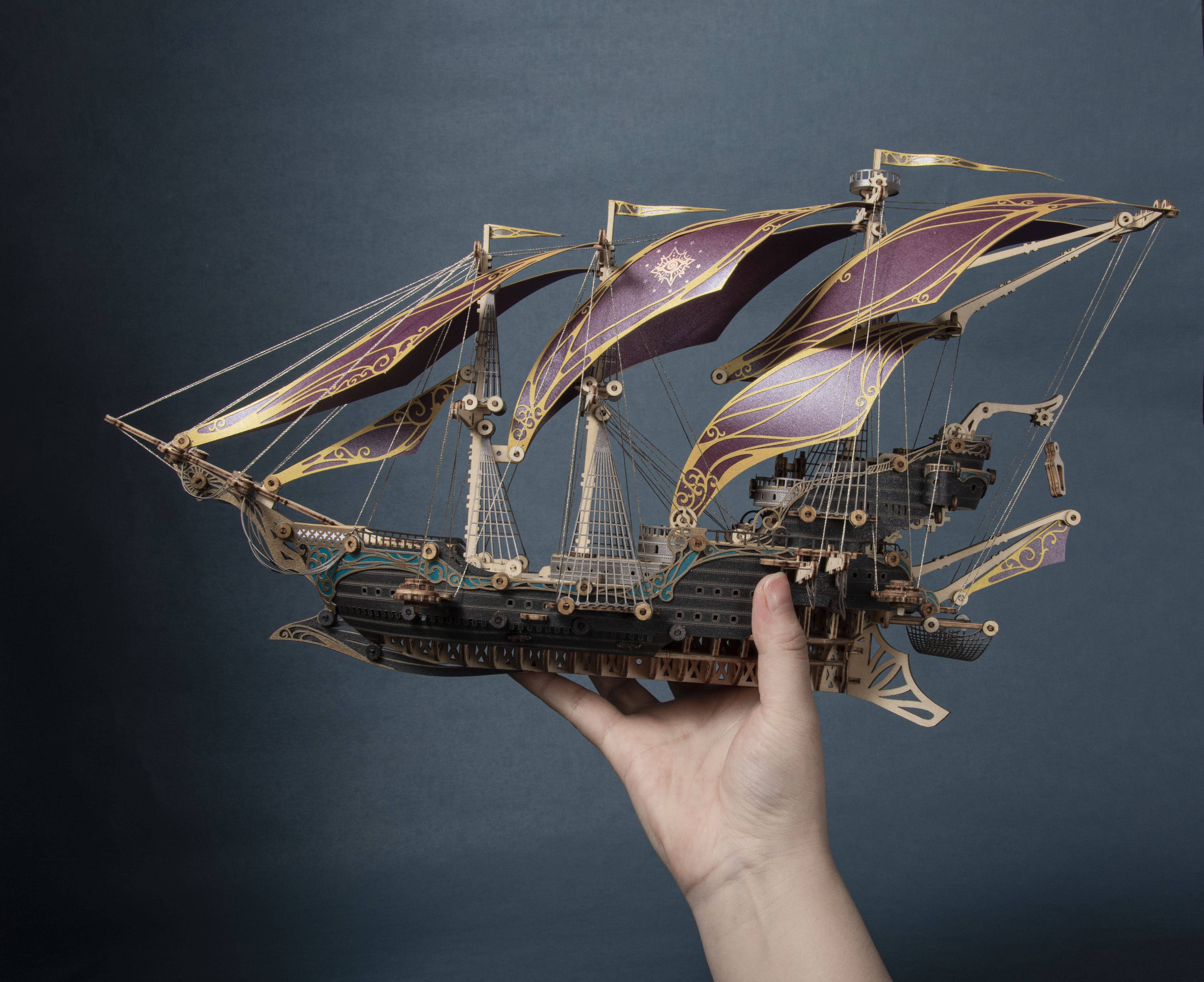 VCL CORP - Wholesale DIY Craft Kit - Future Corsair Ship - Purple - HOWCAT2
