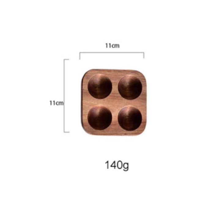 Homerely (We Cover All Import Duties) - Vente Coquetier - Plateau de rangement en bois