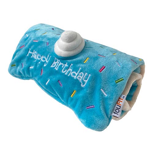 foufouBRANDS - Wholesale Pet Plush Toy - Dog - Hide 'n Seek Birthday Roll Cake10