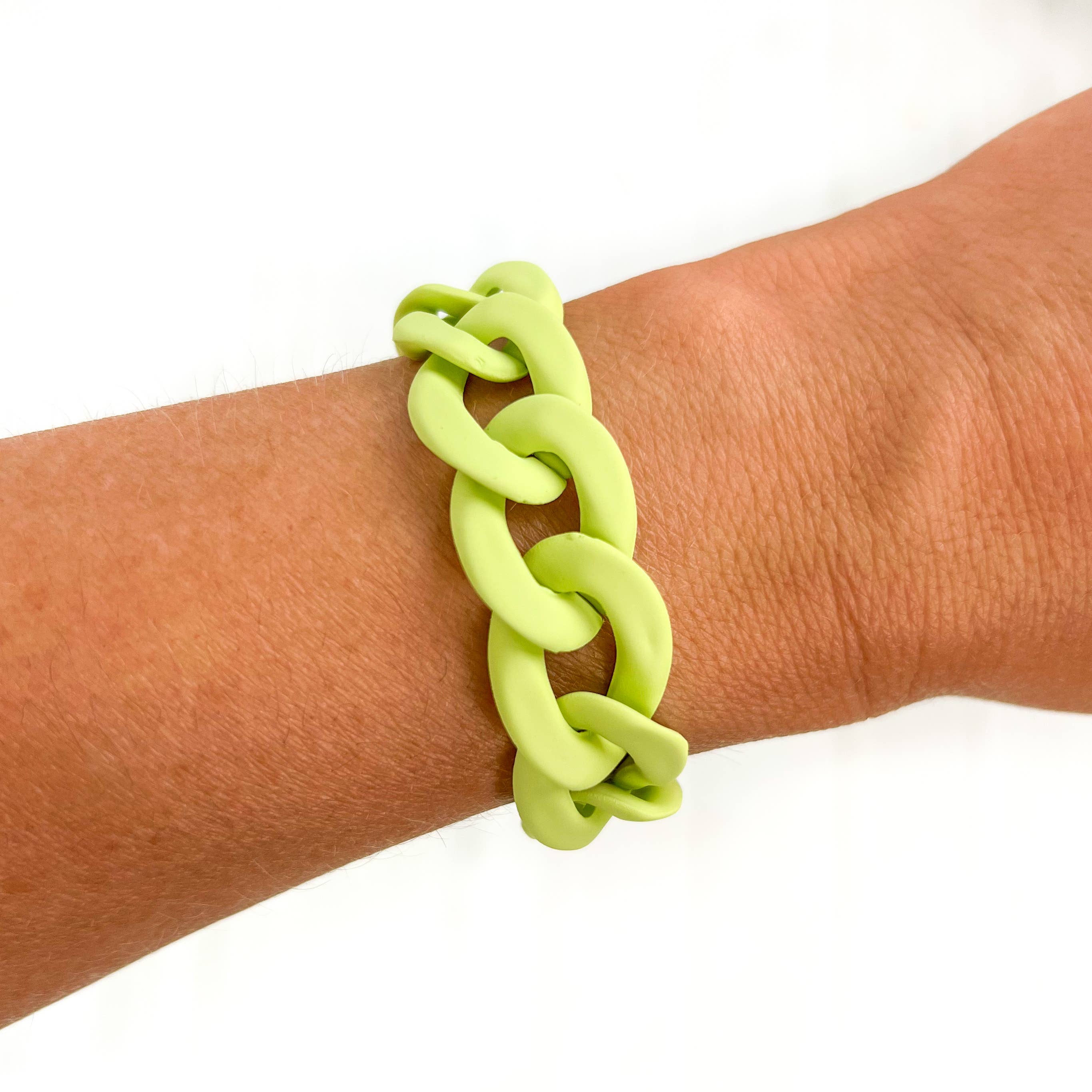 Savvy Bling - Wholesale Link & Chain Bracelet - All Chunky Acrylic Chain Link Bracelet58