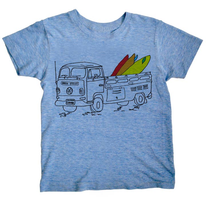 Surf Safari - Kids Triblend Tee for wholesale by orangeheat