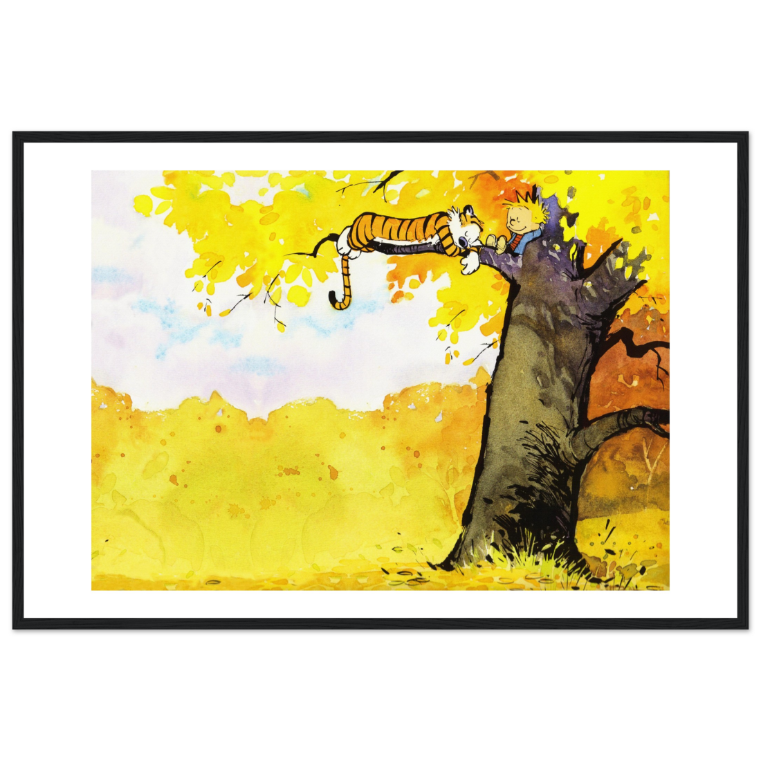 Art-O-Rama Shop - Wholesale Poster - Calvin and Hobbes Resting on a Tree Poster13