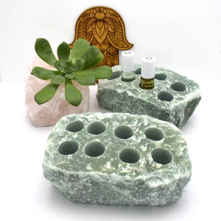 Rock Paradise - Wholesale Essential Oil Holder - Essential Oil Holder - Crystal - 8 Hole Roller2