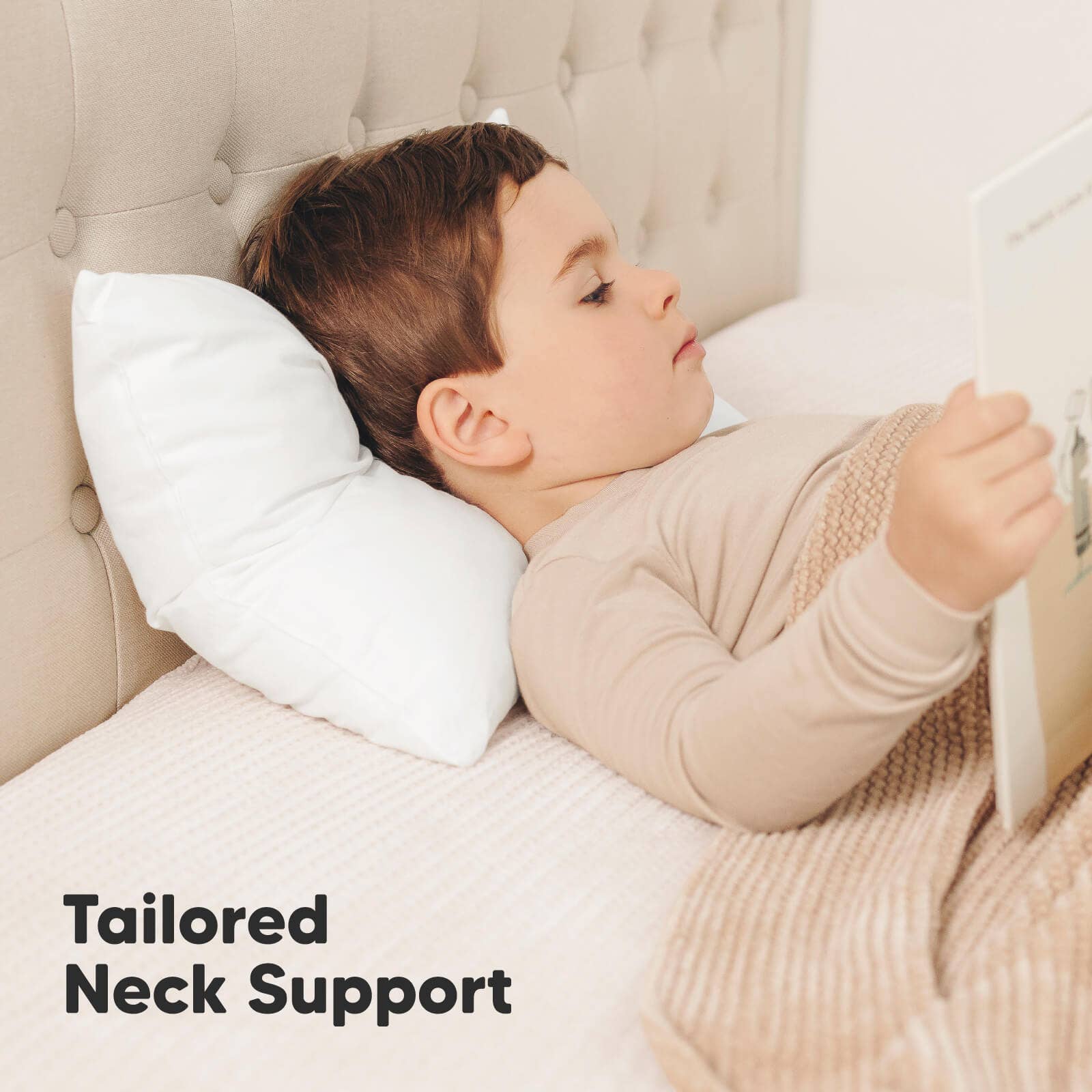 Bianco KeaBabies, cuscini per dormire per bambini, 13 x 18, confezione da 2 in vendita all'ingrosso su Faire4