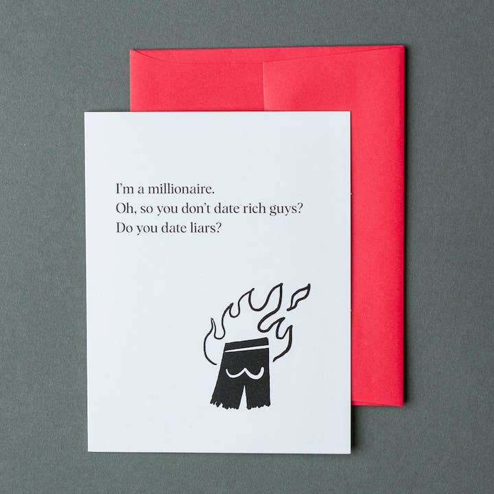 Fingers Crossed - Haiku Greeting Card for wholesale by Blankenshop