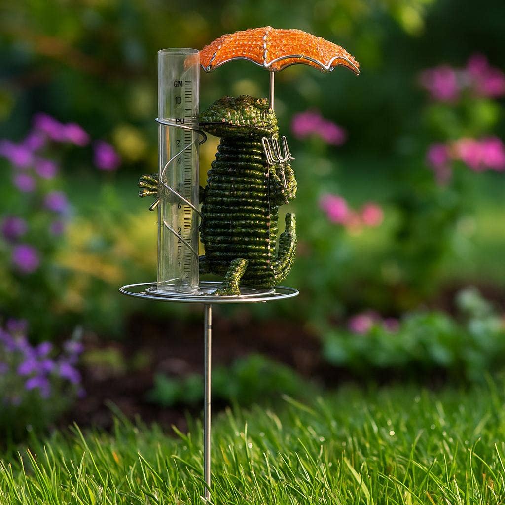 Beadworx By Extol Accessories Ltd. - Wholesale Outdoor Ornament/Decor - Rain Gauge Gator Set of 22