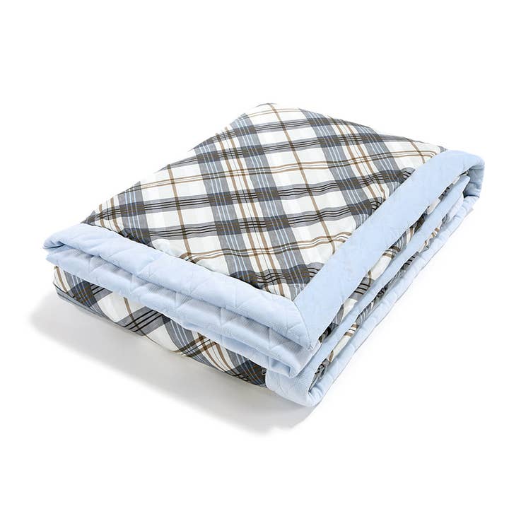 X-Large Warm Blanket -College Camp - Dusty Blue for wholesale by La Millou USA