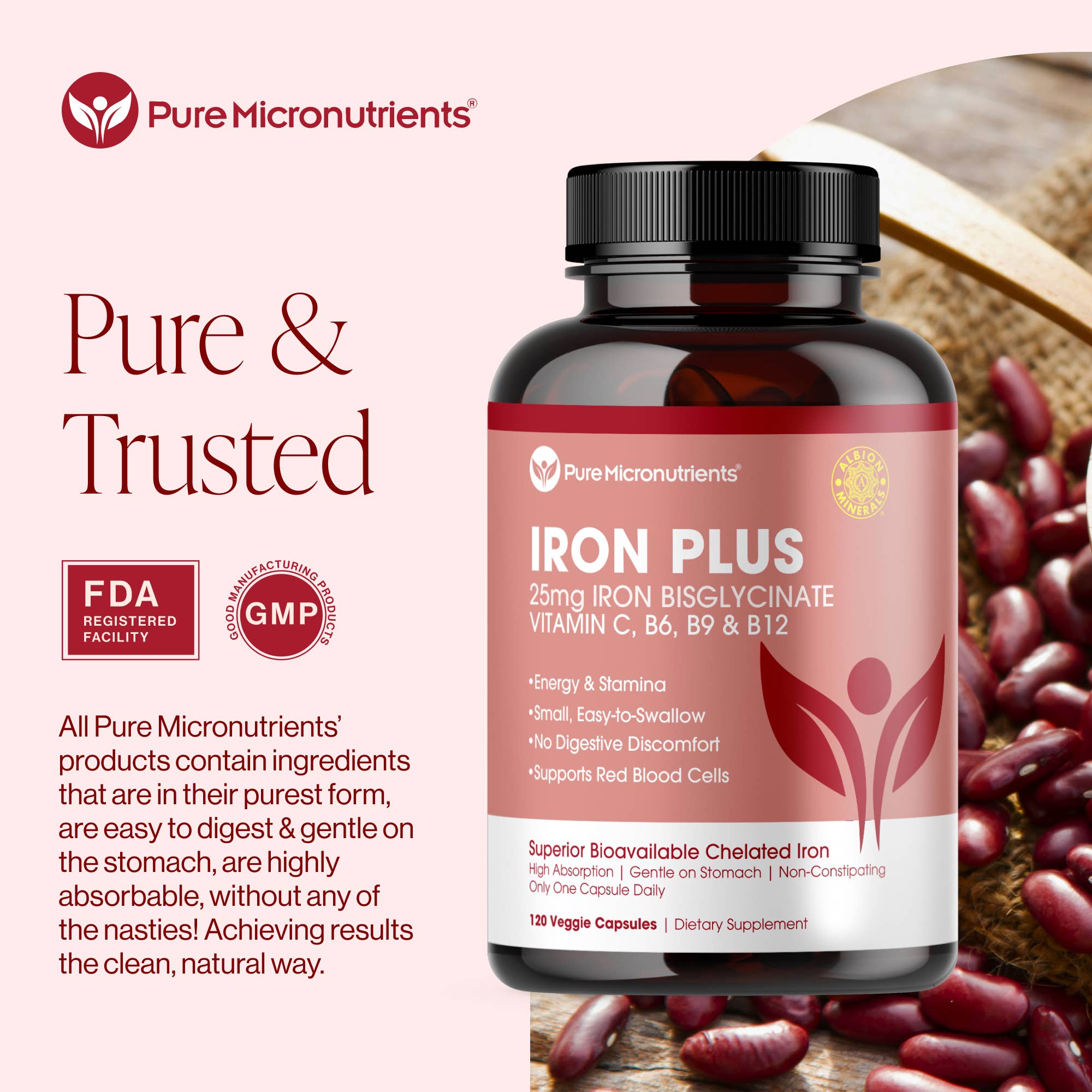 Pure Micronutrients - Wholesale Oral supplement/vitamin - Iron Plus1