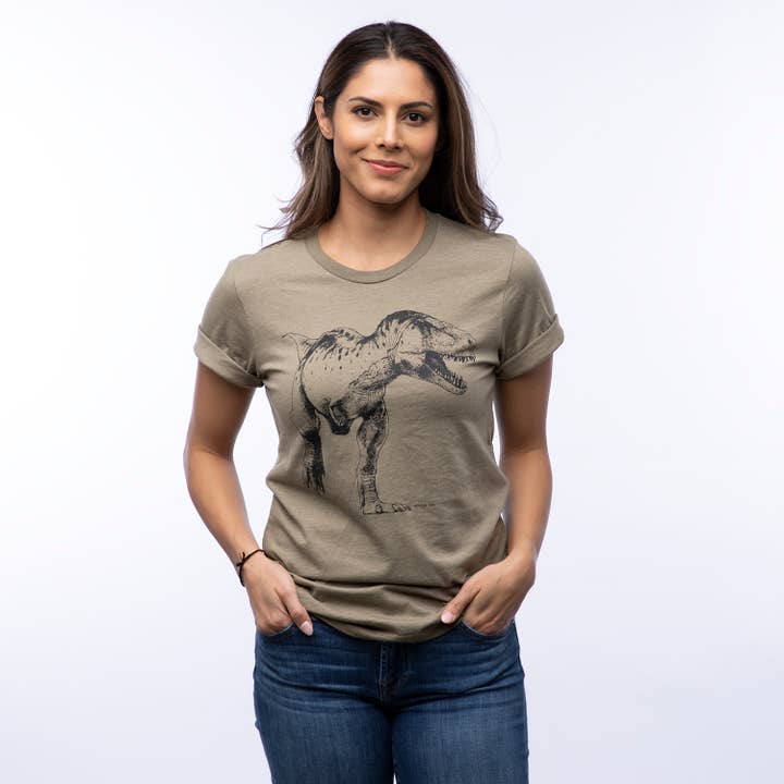 Camiseta T-Rex | Dinosaurio | Camiseta estampada | Serigrafiada para venta al por mayor de Counter Couture