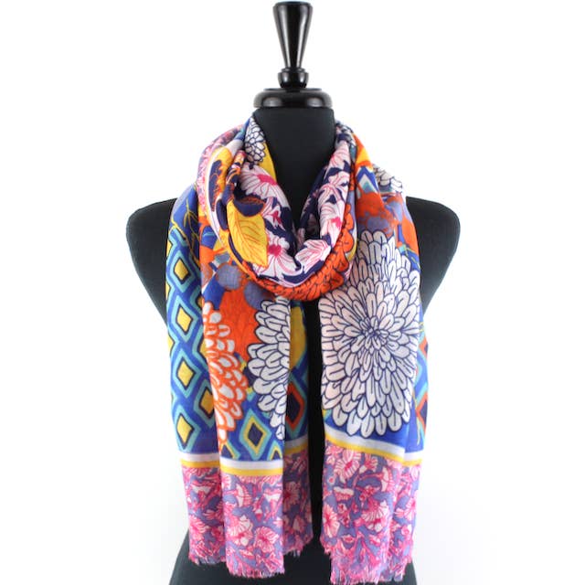 Pretty Persuasions - Wholesale Scarf - Women's - S23046 Montego View Lightweight Scarf19