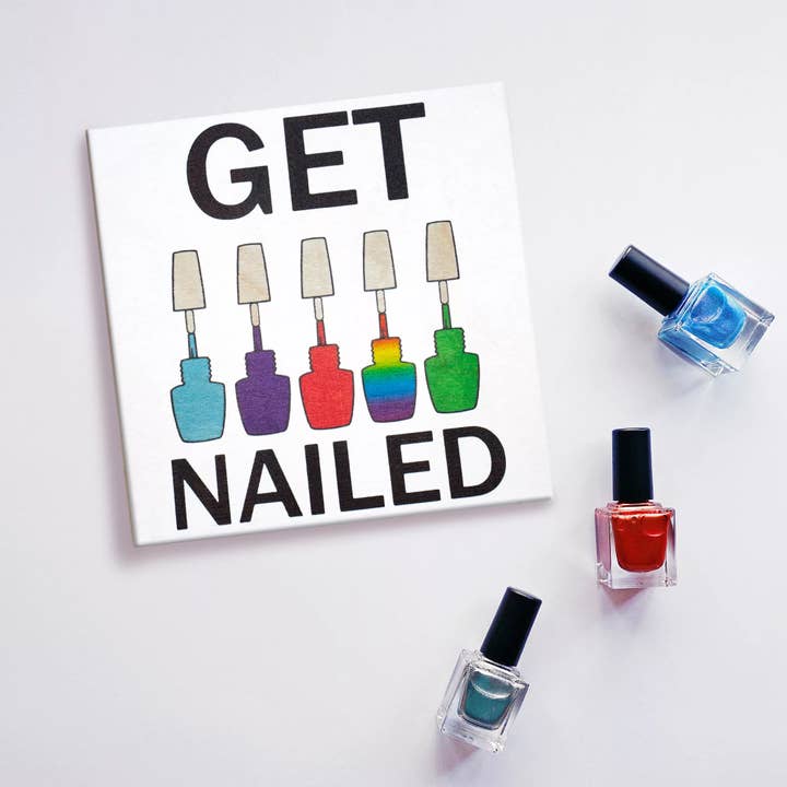 JennyGems - Wholesale Desk/Tabletop Sign - Funny Nail Salon White Decor, Manicurist Gifts3