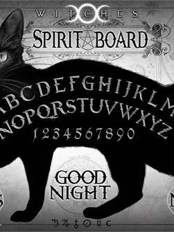 Black Cat Spirit Board Alchemy Fantasy Poster - 36" x 24" for wholesale by Scorpio Posters