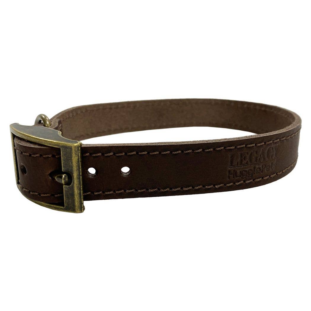 HugglePets – wholesale Pet collar – Dog – HugglePets Legacy Leather Dog Collar5