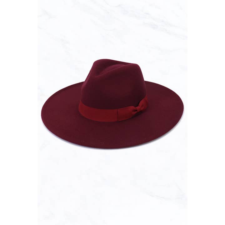 Suzie Q USA - Wholesale Fedora - Women's - Wide Brim Fedora Hat with Bow Classic5