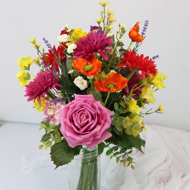 Realistic Artificial Flowers - Wholesale Artificial Flowers - Garden Flower Arrangement - Realistic Artifical Flowers2