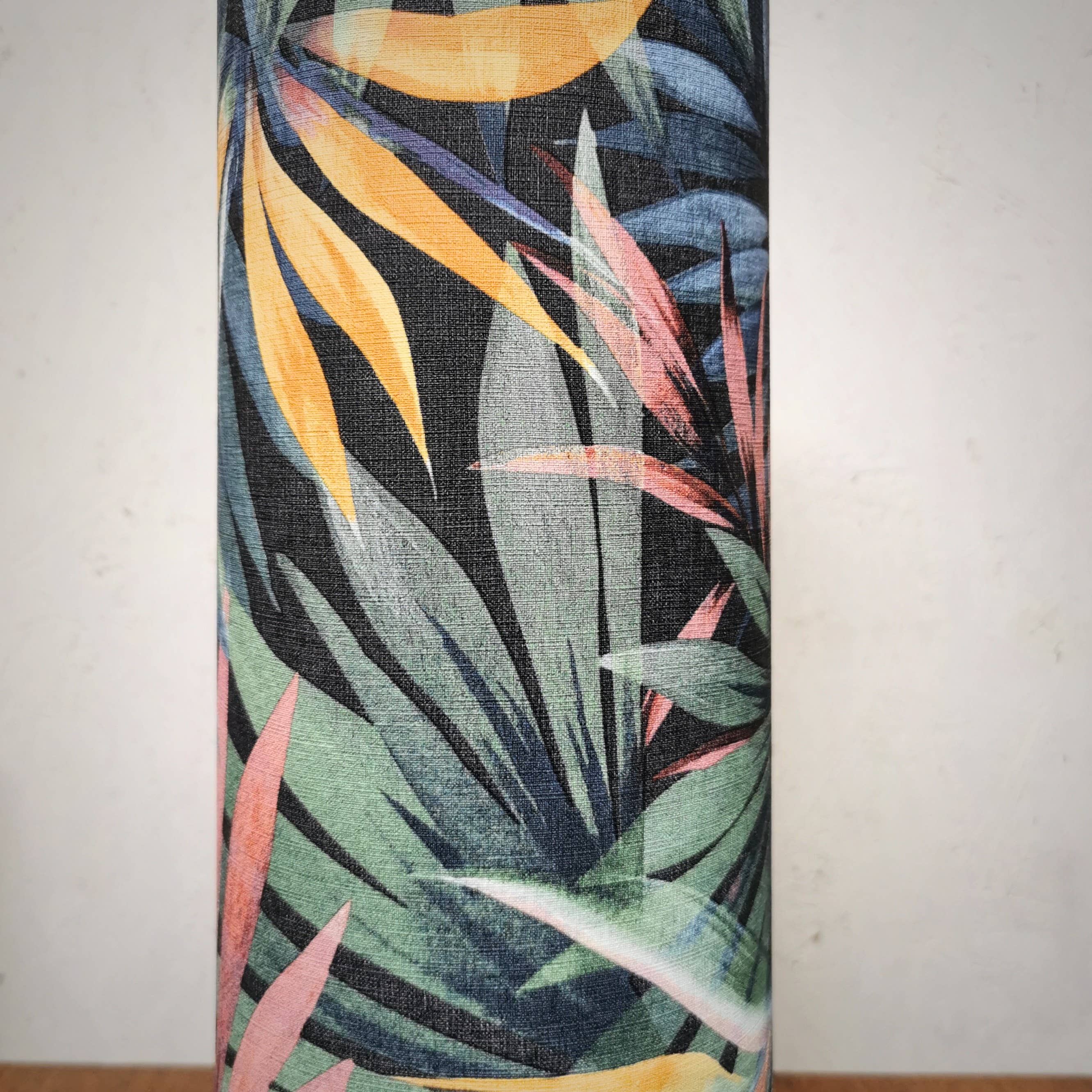 MIV Création Fleurie - Wholesale Accent/Desk Lamp - Tropical Print Ambient Tube Lamp2