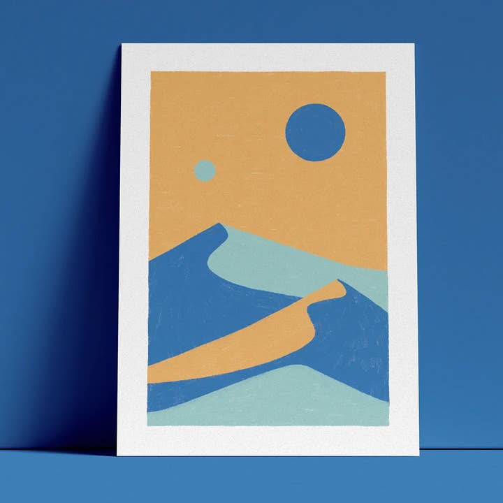 Pencil Landscapes 6 for wholesale by Clare Lewis Illustration