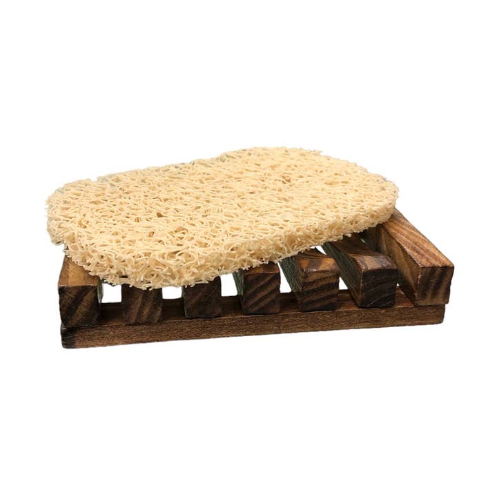 Économiseur de savon et porte-savon en bambou pour la vente par Lkins Skincare LLC