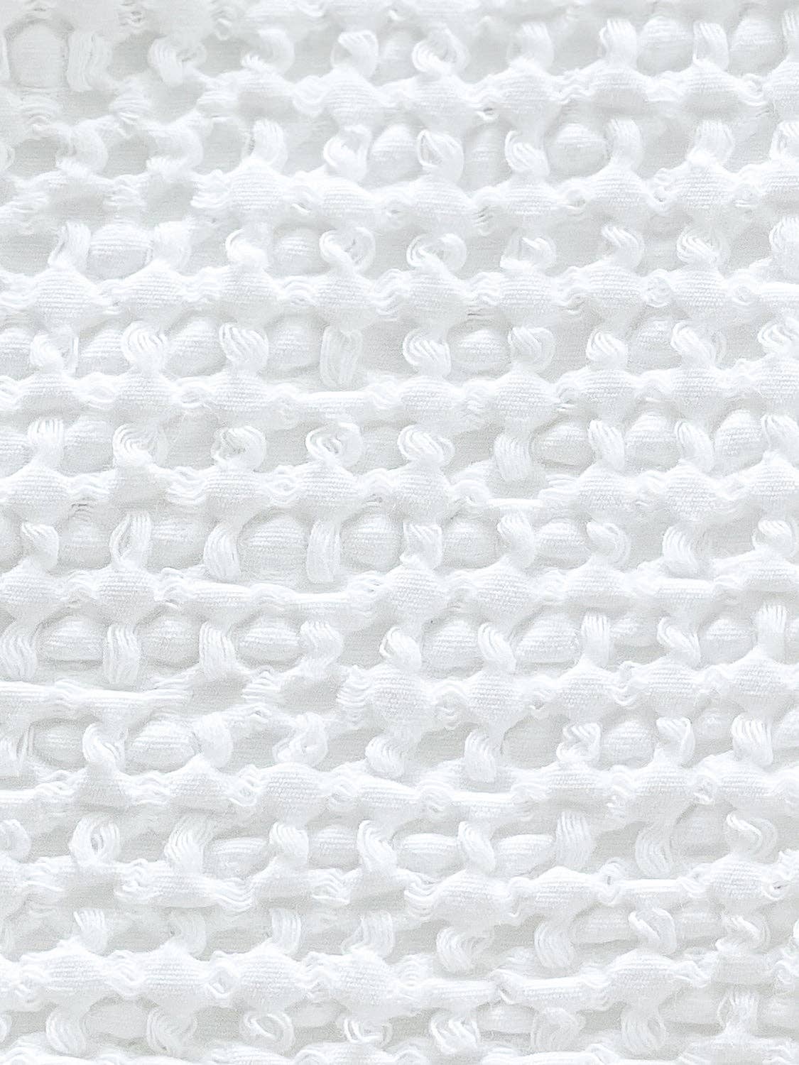 Anaya Home - Wholesale Throw/Decorative Pillow - Cool Cotton White Waffle Weave Pillows4