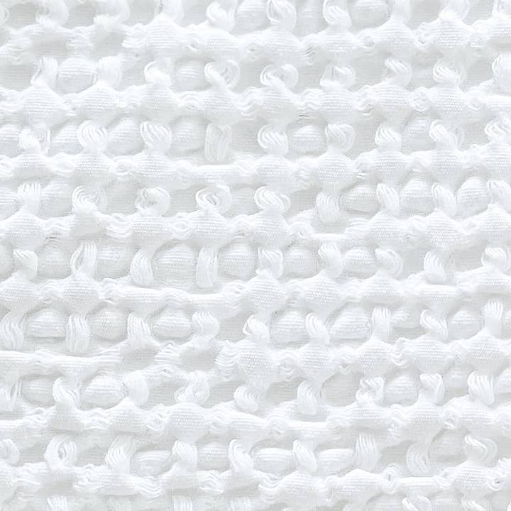 Anaya Home - Vente Coussin décoratif - Oreillers en nid d'abeille blancs en coton frais4