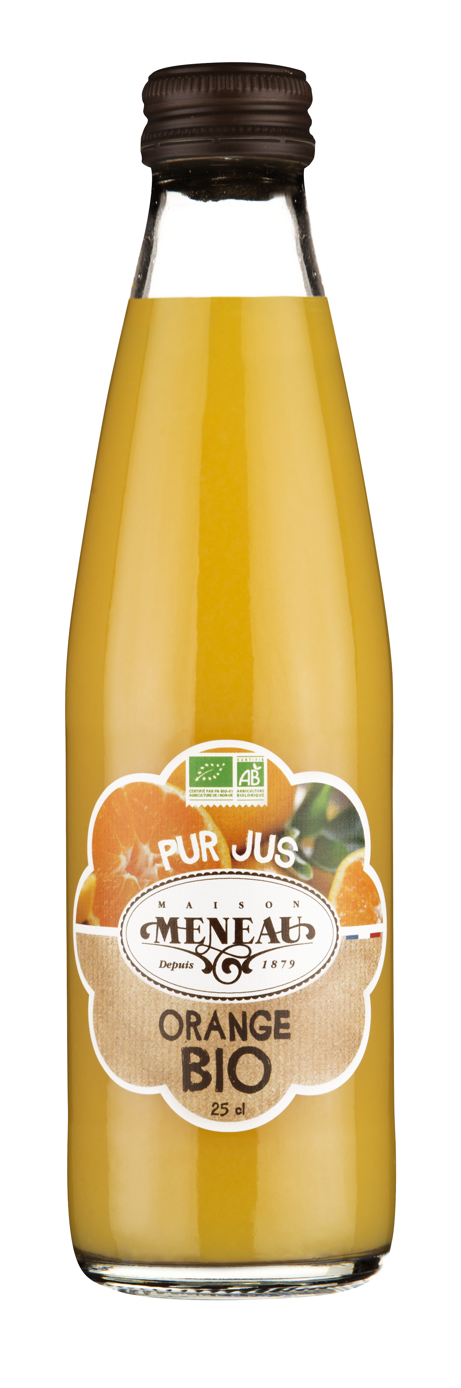 Native - Wholesale Fruit Juice - Meneau Orange juice glass0