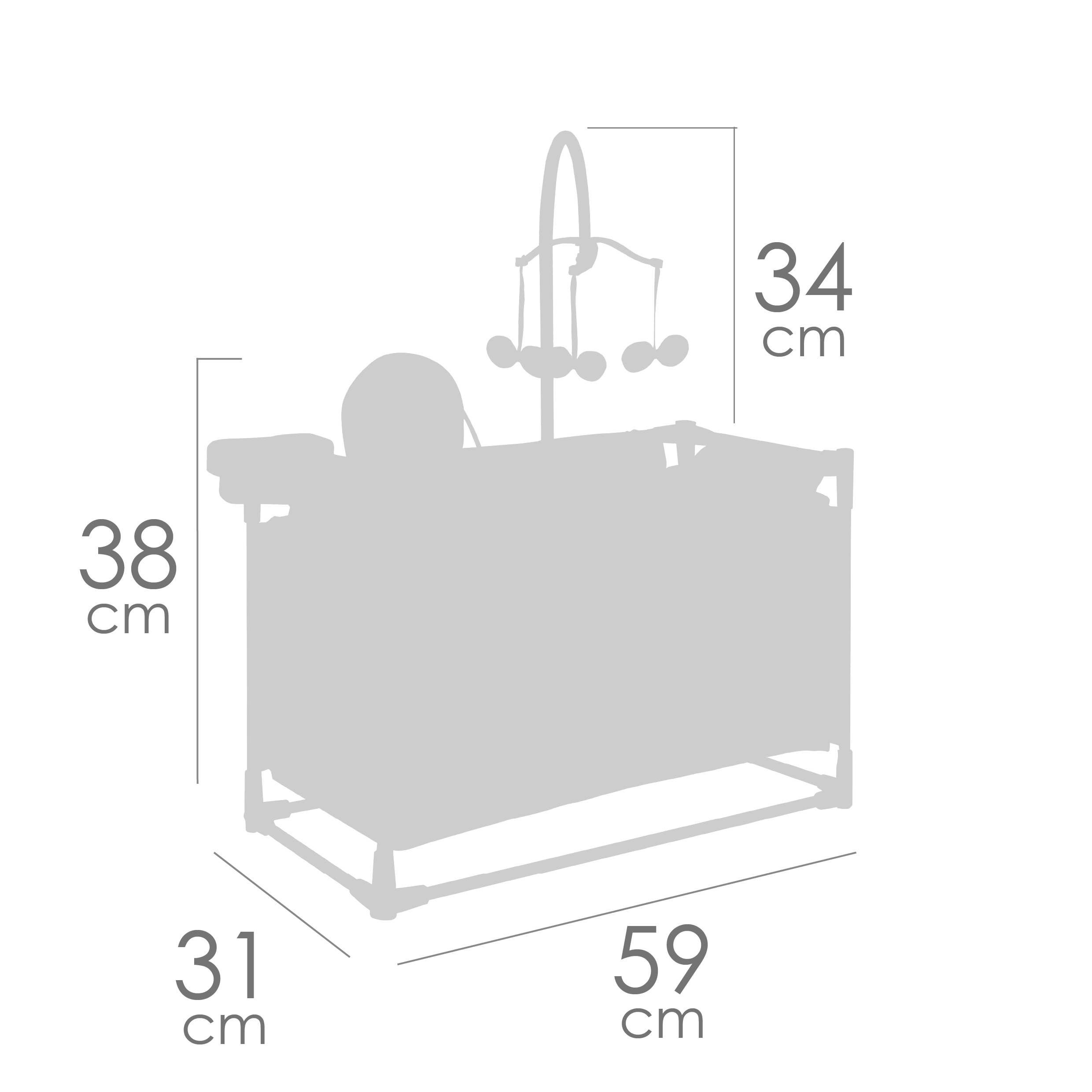 DeCuevas Toys – wholesale Doll accessory kit – Kids – 53178 DOLL WARDROBE-CHANGER5