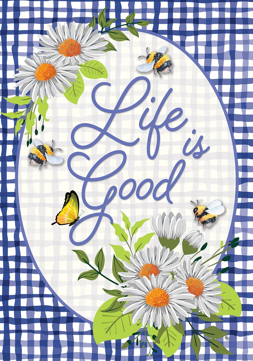 Custom Decor - Wholesale Flag - Life is Good- Flag by CD Artworks - 12” x 18”0