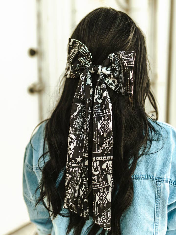 2 Fly Co - Wholesale Screen Printed T-Shirt - Women's - WESTERN PREP BOW *TEJAS THINGS18