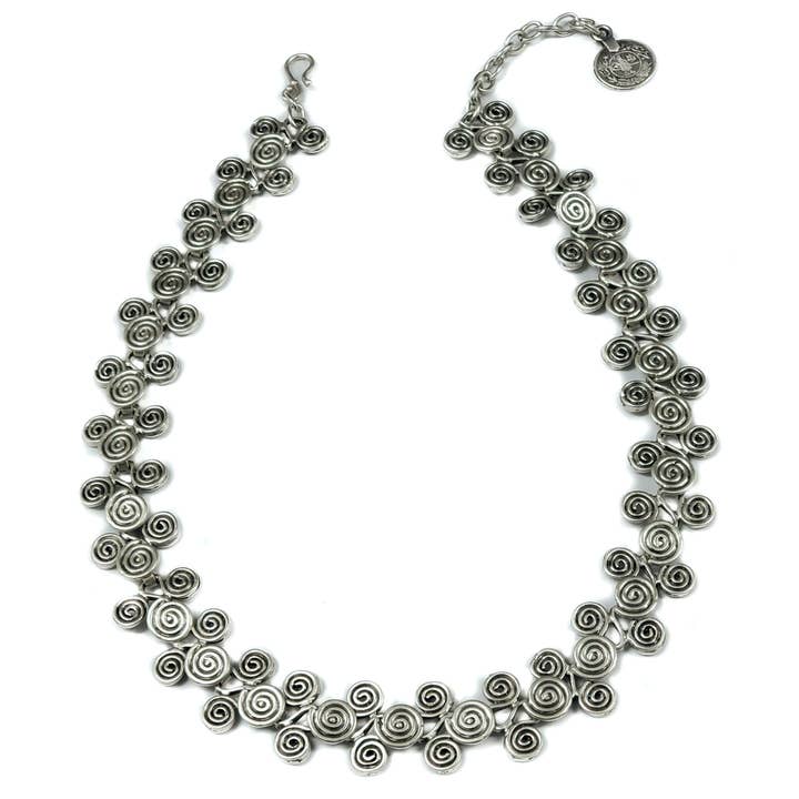Item # ALL-1123 - Pewter Necklace for wholesale by The Ancient Bazaar Jewelry & Accessories