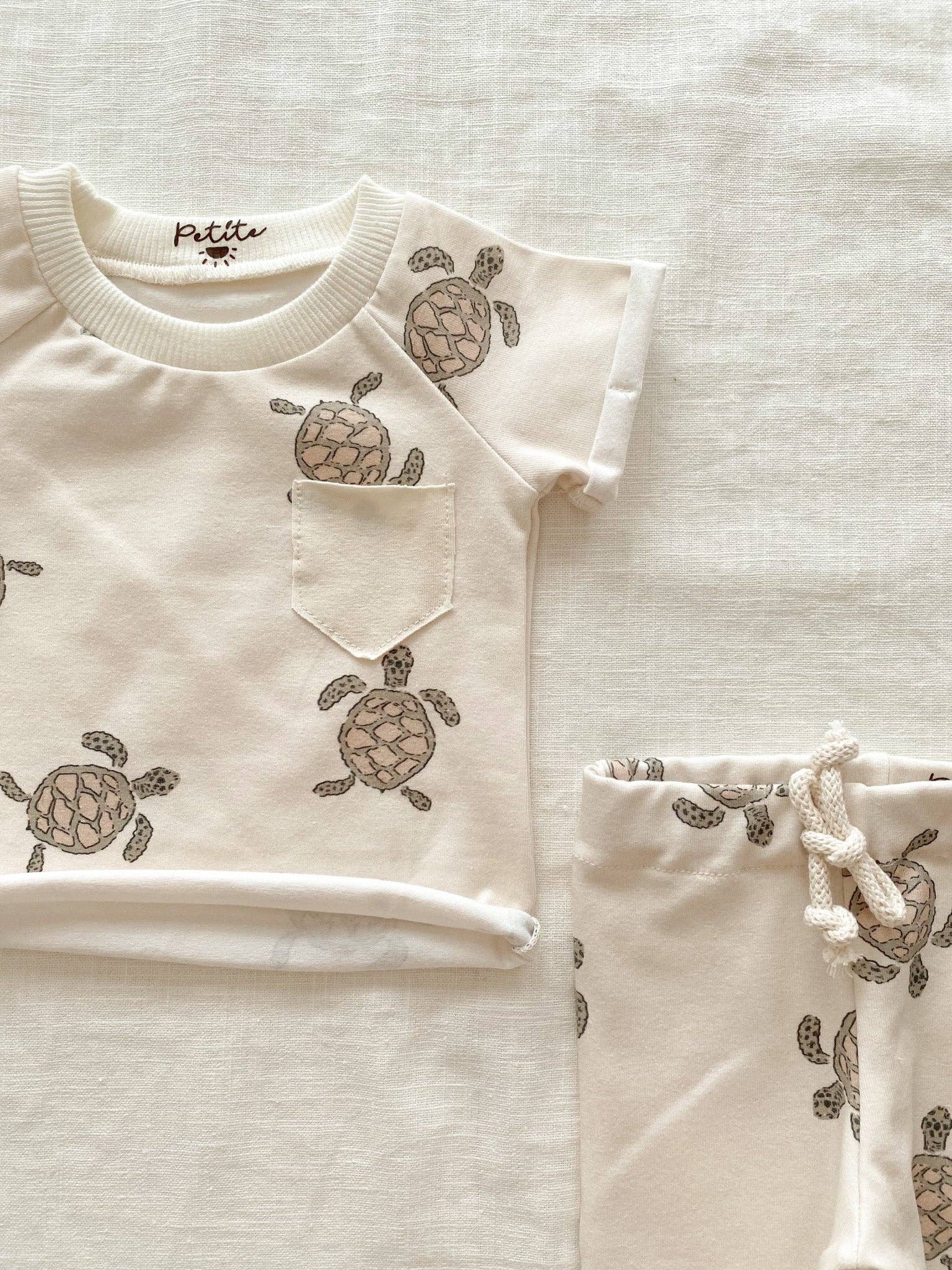 PETITE EvelinaApparel - Wholesale T-Shirt - Baby - Baby jersey t-shirt / turtles1