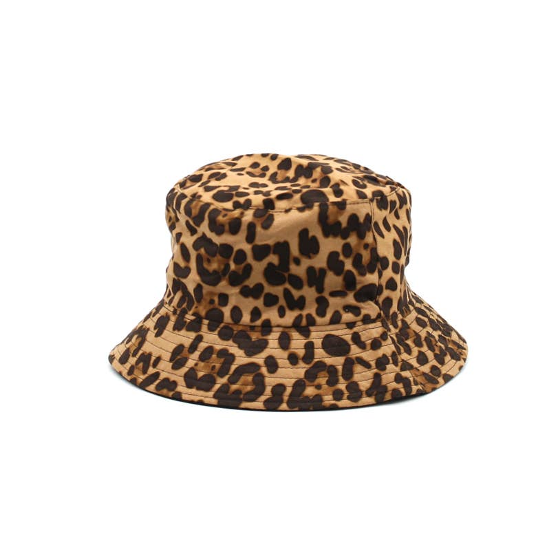 Vimoda - Wholesale Bucket Hat - Women's - Leopard print bob (with or without CC logo)0