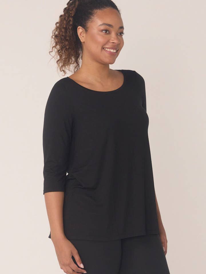 Bella Bodies Australia - Wholesale T-Shirt - Women's - BioLuxe™ Half Sleeve Swing T-Shirt10