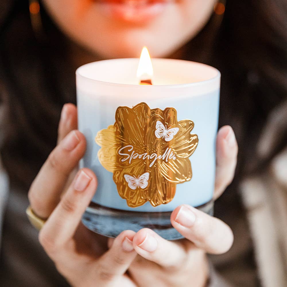 Spongellé | Easter Gifts | Mother's Day 2026 | Spring Gifts - Wholesale Jar/Filled Candle - Tobacco Flower Botanica Hand Poured Candle