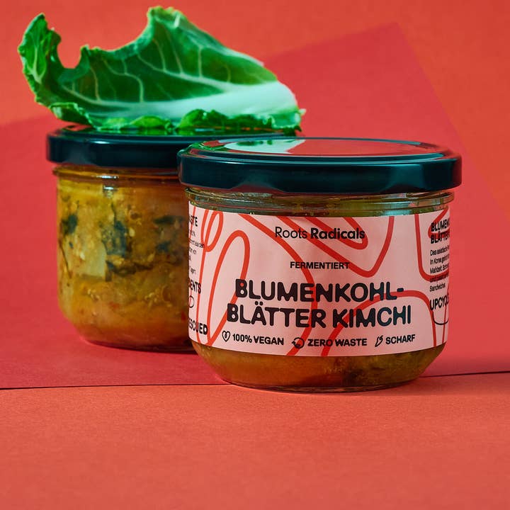 Blomkålsblad Kimchi for engroshandel hos Roots Radicals