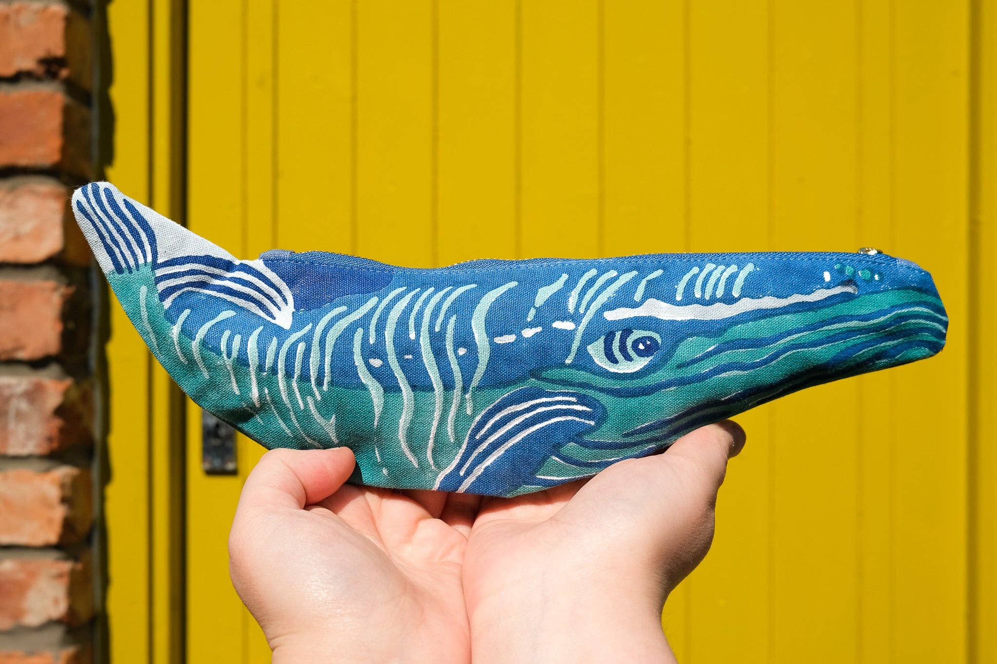 East End Press - Wholesale Pencil Case/Pouch - UK/EU: Whale Fabric Case17