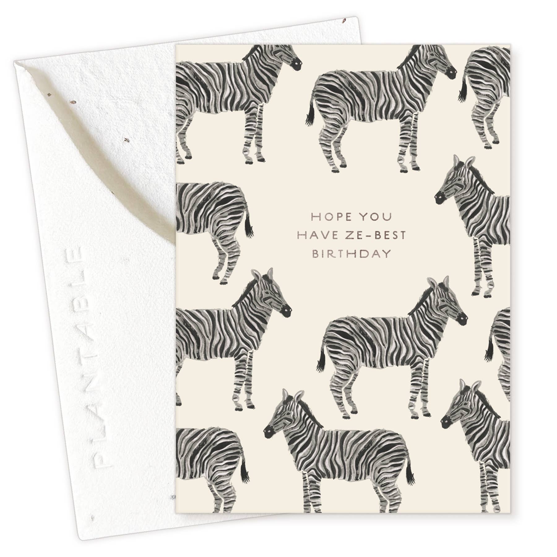 Seedlings - Wholesale Birthday Card - Ze-best Sprout - Birthday Mini Greeting Card (2.5" x 3.5")2