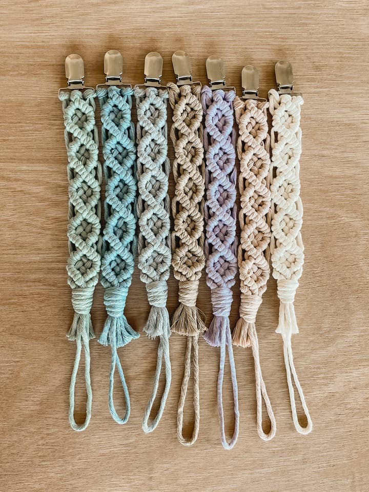 Amor Babe Pacifier Clip for wholesale by KnottyAbi