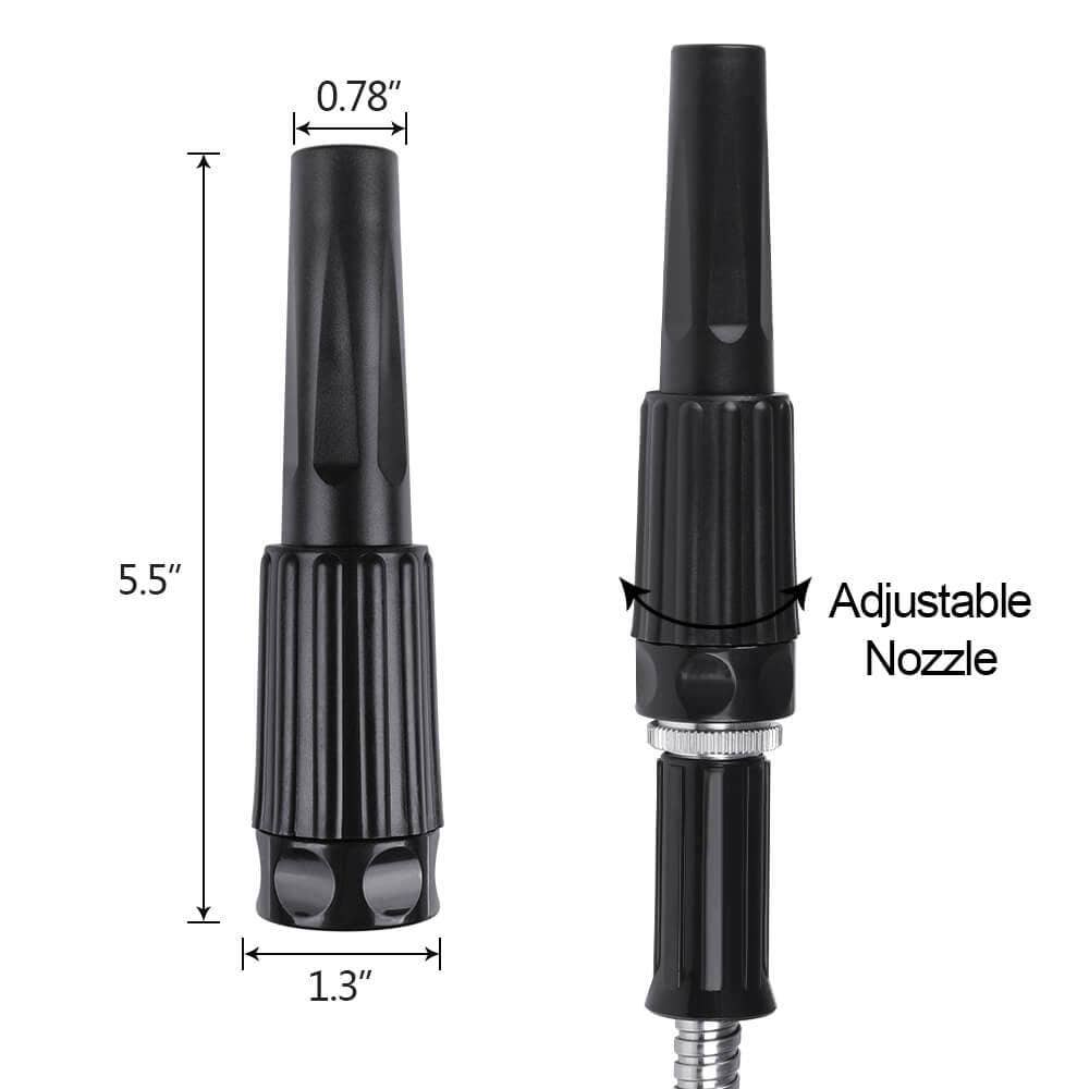 Hard Rock Health Stores - Wholesale Garden Tool - 304 Stainless Steel Garden Water Hose Pipe 25/50/75/100FT Flexible Lightweight2