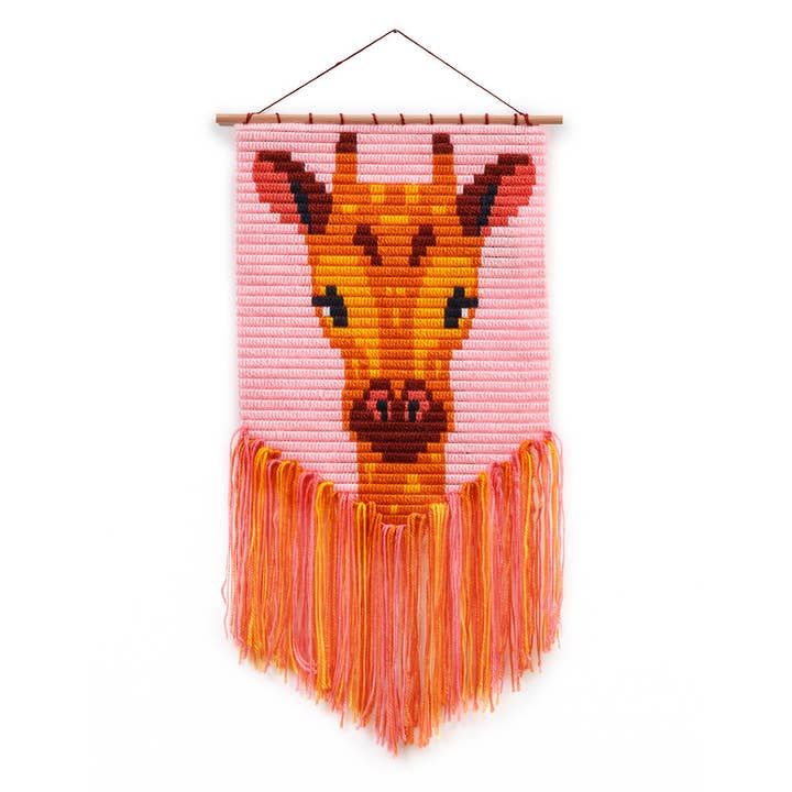 Kit tapisserie à broder Girafe Sozo pour la vente par SOZO Broderie