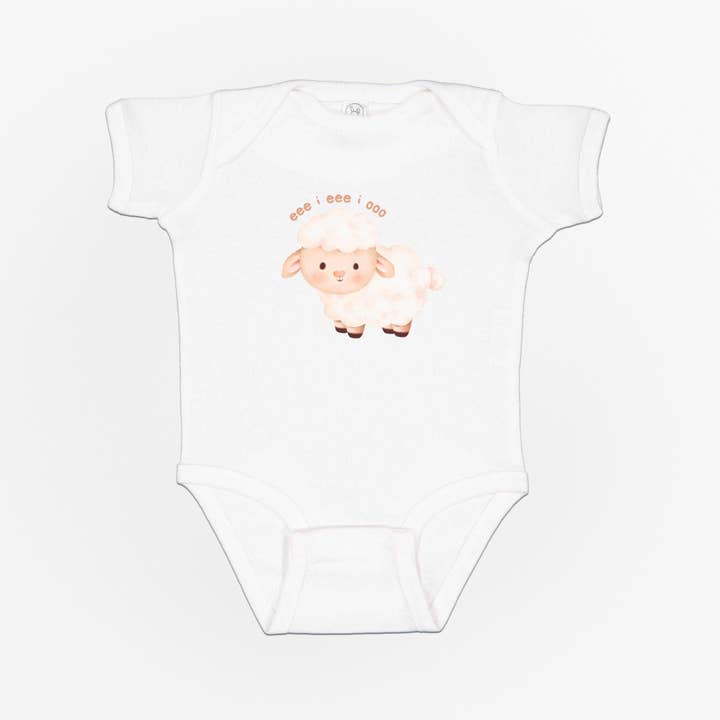 Babyromper „Little Lamb” voor wholesale door Bella Eve