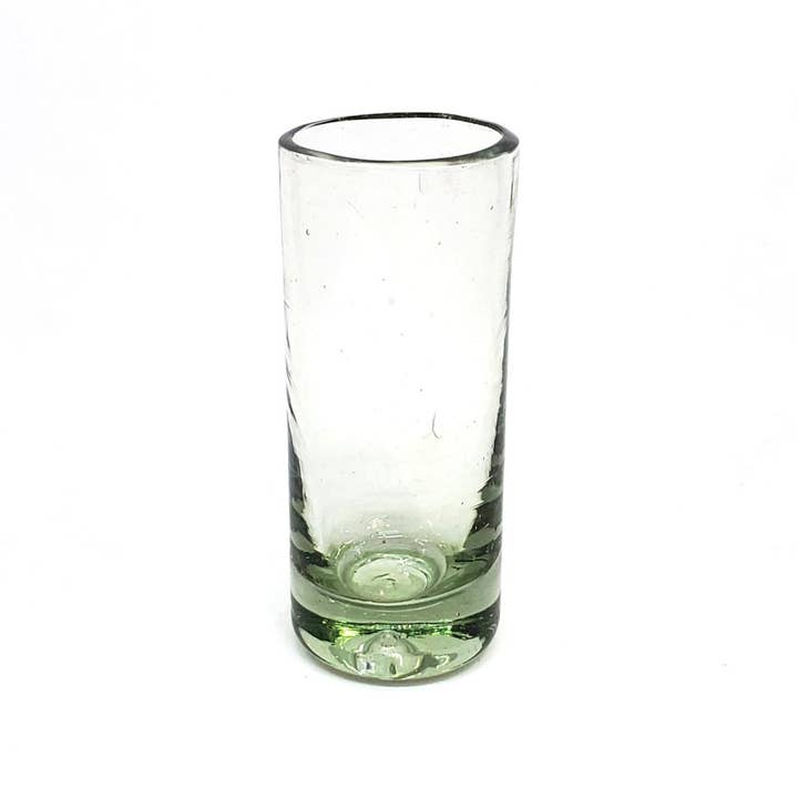 MexHandcraft - Wholesale Shot Glass - Mexican Recycled Clear 2 oz Tequila Shot Glasses