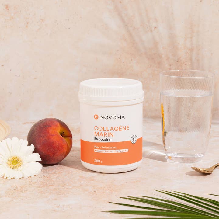Novoma - Wholesale Powdered Health Drink - Marine Collagen Powder Peach Flavor1