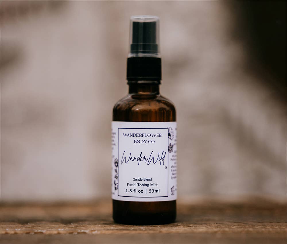 Wanderflower Body Co. - Wholesale Face & Body Mist/Water - Alaska Yarrow & Botanical Toning Mist – For Sensitive Skin0