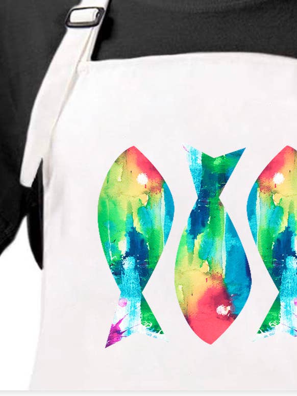 Akvarellfisk Förkläde för wholesale av M Design Studio Gifts