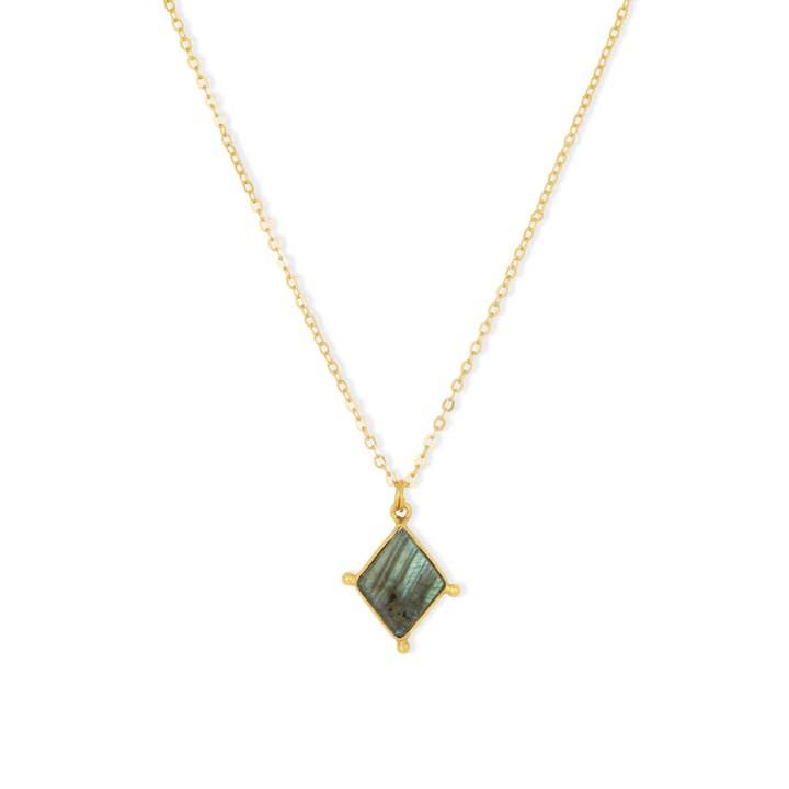 Lyra Labradorite Necklace for wholesale by Ashiana London